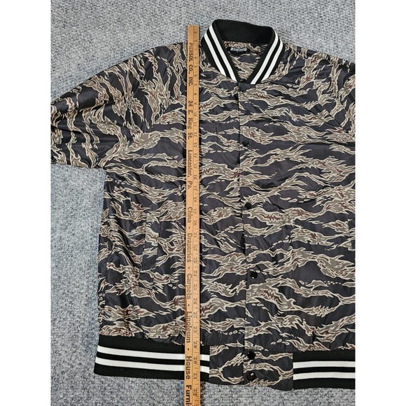 Elwood Men's Camo Jacket Size XL Polyester Streetwear Skater - Picture 9 of 10
